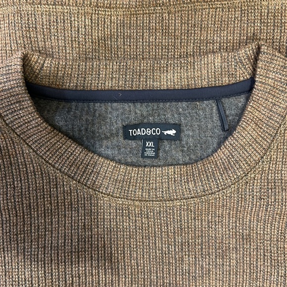 Toad&Co men’s XXL Breithorn Crew sweater- NWOT - Picture 8 of 9